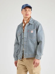 Levi's Jacke Sunrise Trucker taubenblau/weiß