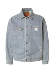 Levi's Jacke Sunrise Trucker taubenblau/weiß