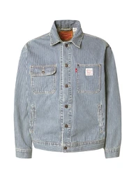LEVI'S Jacke 'SUNRISE TRUCKER' taubenblau / wei