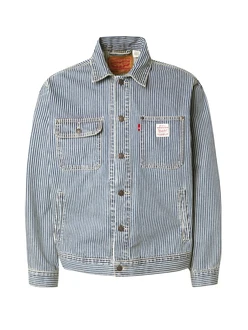 Levi's Jacke Sunrise Trucker taubenblau/weiß