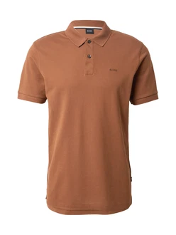 BOSS Poloshirt 'Pallas' kastanienbraun
