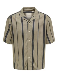 Hemd 'ONSSTEPAN' navy / sepia