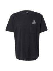GAP T-Shirt 'BRANNA' hellgrau/schwarz