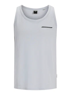 JACK & JONES Top JCOFUSION rauchblau/schwarz/weiß