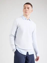 BOSS Herren Langarmshirt Tempesto hellgrau
