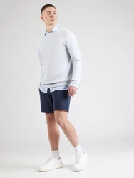 BOSS Herren Langarmshirt Tempesto hellgrau
