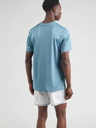NIKE Funktionsshirt hellblau/weiß