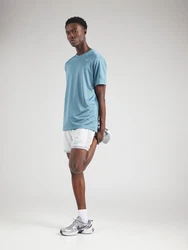 NIKE Funktionsshirt hellblau/weiß