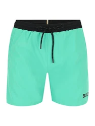 BOSS Badeshorts Starfish türkis/schwarz