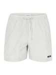 Calvin Klein Swimwear Badeshorts hellgrau/schwarz