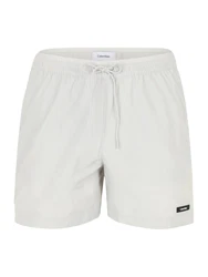 Calvin Klein Swimwear Badeshorts hellgrau/schwarz