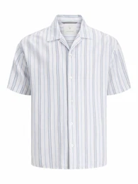 Hemd 'JPRCCMONTANA DOBBY' nachtblau / royalblau / wei