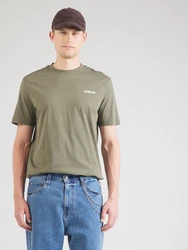 NAPAPIJRI T-Shirt oliv/weiß