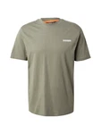 NAPAPIJRI T-Shirt oliv/weiß
