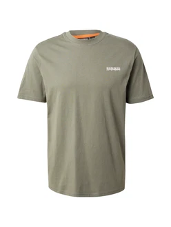 NAPAPIJRI T-Shirt oliv/weiß