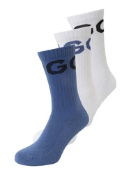 HUGO Socken QS Iconic CC saphir/schwarz/weiß