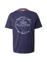 NAPAPIJRI T-Shirt S-BALD blau/marine/grau
