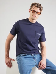NAPAPIJRI T-Shirt 'FANES' marine/hellblau