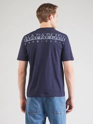 NAPAPIJRI T-Shirt 'FANES' marine/hellblau