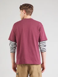 VANS Left Chest II T-Shirt burgunder/weiß