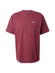 VANS Left Chest II T-Shirt burgunder/weiß