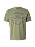 NAPAPIJRI T-Shirt S-BALD dunkelgrau/grün