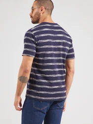 GANT T-Shirt dunkelblau/offwhite