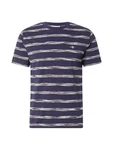 GANT T-Shirt dunkelblau/offwhite