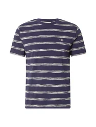GANT T-Shirt dunkelblau/offwhite