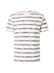 GANT T-Shirt creme/dunkelgrau