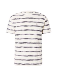T-Shirt creme / dunkelgrau