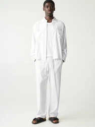 Pull&Bear Hose weiß
