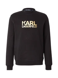 Karl Lagerfeld Sweatshirt gold/schwarz