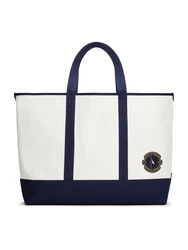 TOMMY HILFIGER Strandtasche 'SUMMER' blau/weiß