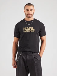 Karl Lagerfeld T-Shirt gold/schwarz
