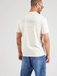 NAPAPIJRI T-Shirt TURRACH hellgrau/offwhite