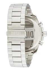DIESEL Uhr 'MEGA CHIEF' schwarz/silber
