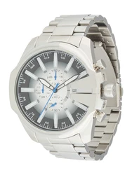 DIESEL Uhr 'MEGA CHIEF' schwarz/silber