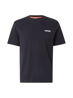 NAPAPIJRI T-Shirt schwarz/weiß