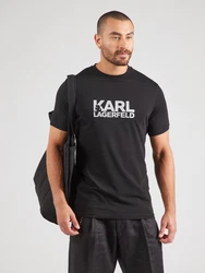 Karl Lagerfeld T-Shirt schwarz/silber