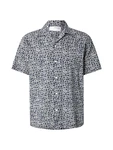 SELECTED HOMME Hemd SLHRLXAIR nachtblau/weiß