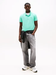Tommy Jeans Poloshirt trkis