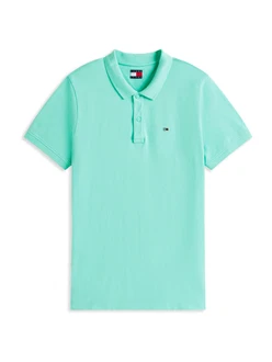 Tommy Jeans Poloshirt trkis