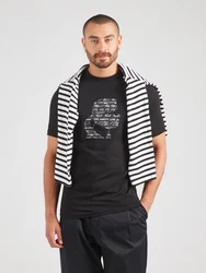 Karl Lagerfeld T-Shirt dunkelgrau/schwarz/weiß