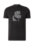Karl Lagerfeld T-Shirt dunkelgrau/schwarz/weiß
