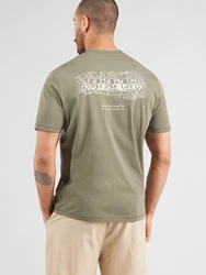 NAPAPIJRI T-Shirt TURRACH oliv / offwhite