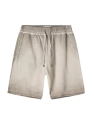 Bershka Shorts taupe/hellgrau