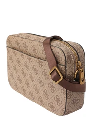GUESS Umhängetasche 'MILANO' beige/braun