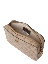 GUESS Umhängetasche 'MILANO' beige/braun