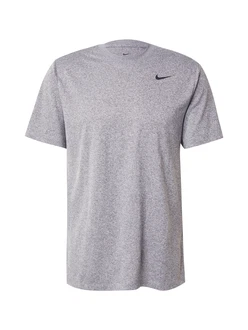 NIKE Funktionsshirt grau/schwarzmeliert NIKE Funktionsshirt grau/schwarzmeliert